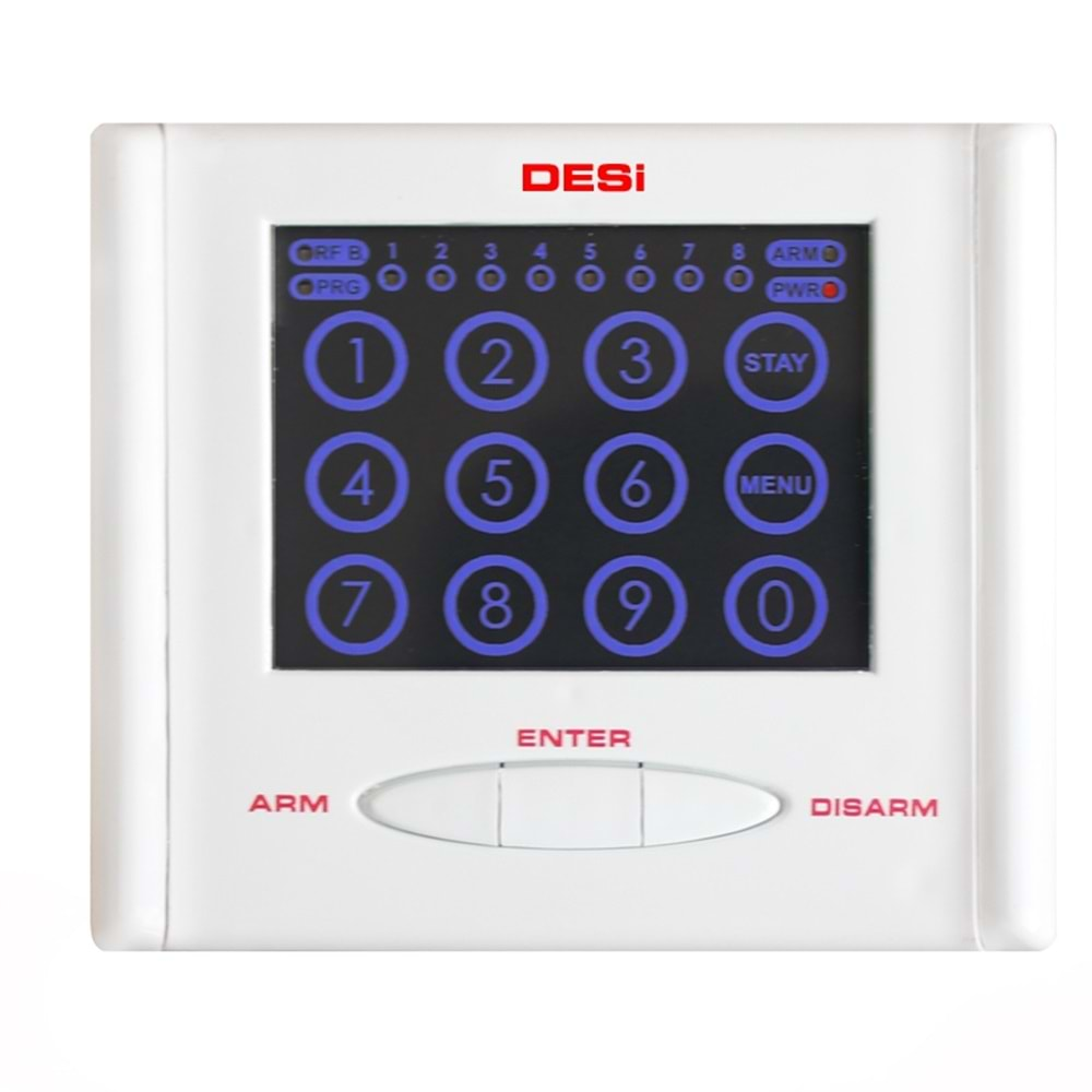 DESI LED GÖSTERGELİ DOKUNMATİK KEYPAD