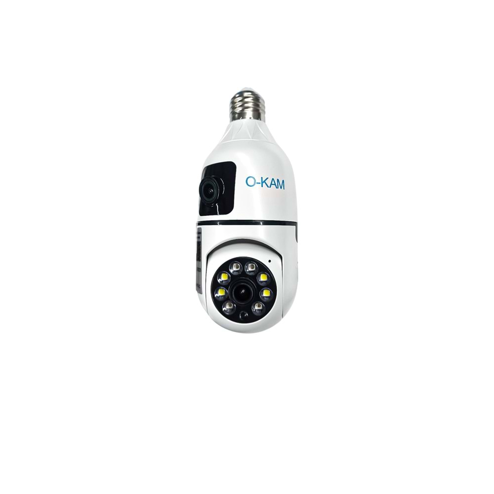 O-KAM 4046 2MP+2MP DUAL LENS BULB ROBOT KAMERA