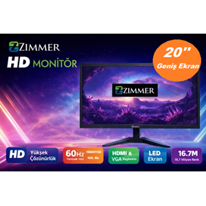 20 İNÇ HD MONİTÖR SESLİ