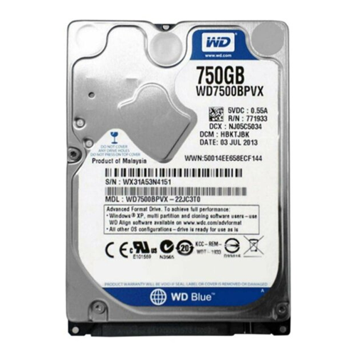 WESTERNDIGITAL 750 GB HDD