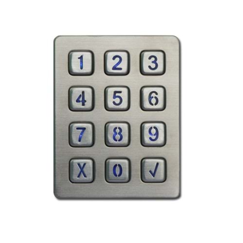 METAL KEYPAD - ŞİFRELİ / KARTLI KAPI AÇMA PANELİ