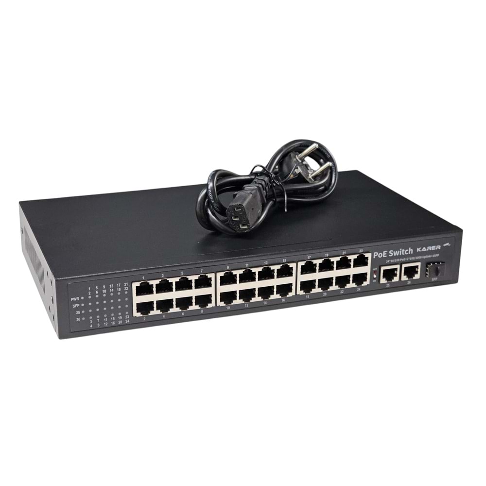 KR-24F2G1G 24+2+1 PoE Gbps